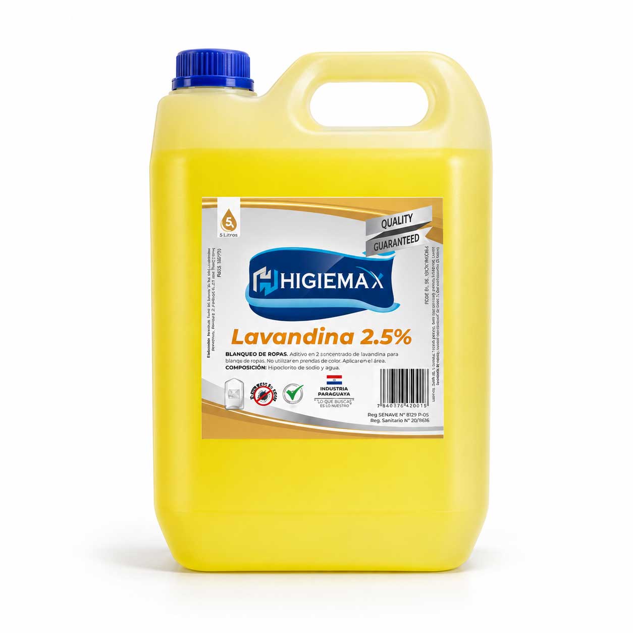 Agua de lavandina al 2,5%