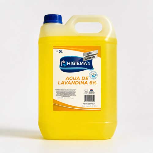 Agua de lavandina al 6%