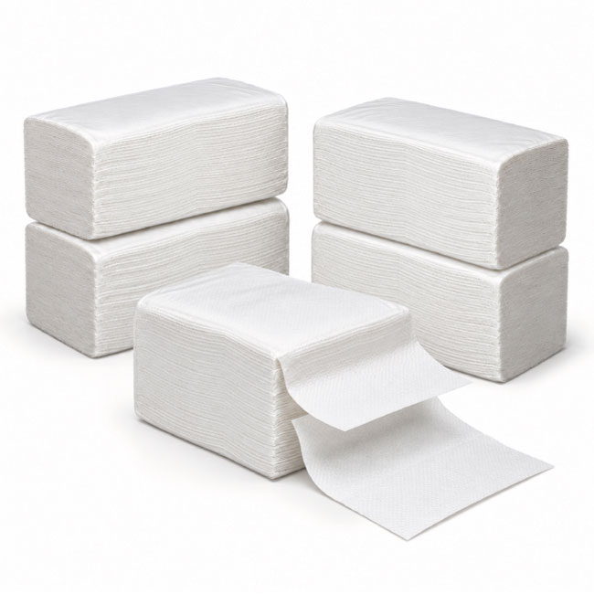 Papel Toalla Intercalada Estándar 400 hojas en paquete