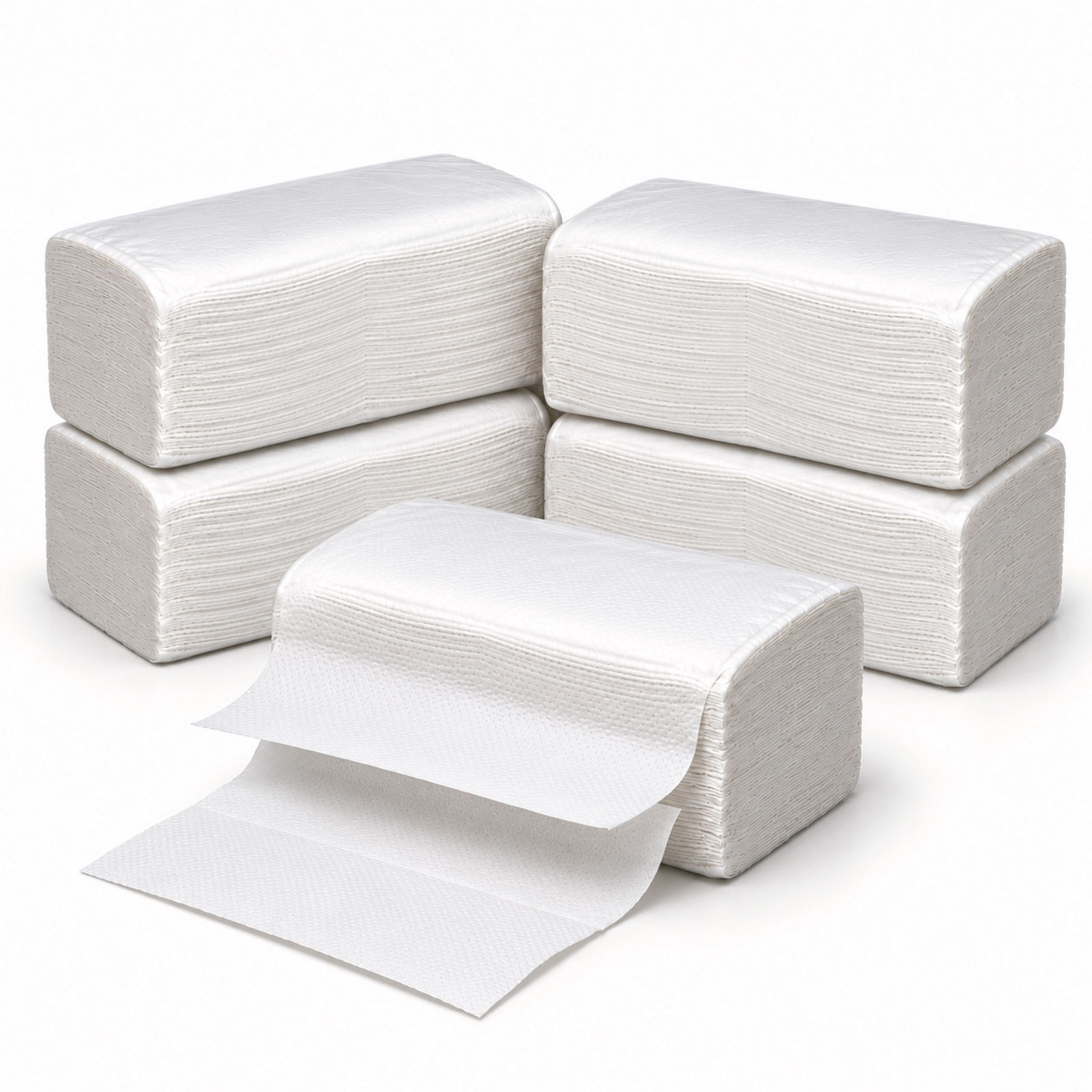 Papel Toalla Intercalada Premium 400 hojas en paquete